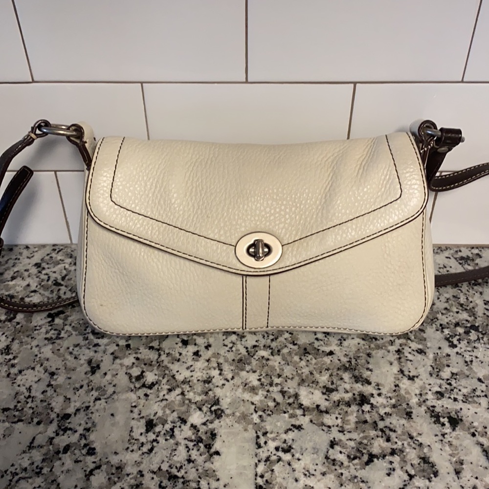 Coach cream crossbody